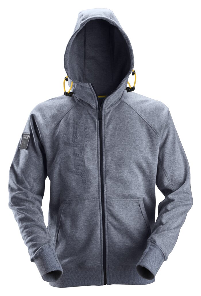 Snickers werkkledij - Logo Hoodie met Rits